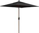 EliteShade USA 10-Year-Non-Fading Sunumbrella 6x6Ft Square Market Umbrella Patio Outdoor Table Umbrella with Ventilation（Black） by GreenHaven Gardens