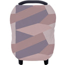 Carseat Cover Boy and Girls - Multi-use Nursing Car Seat Canopy Cover for Breastfeeding, Infant Stroller Cover, High Chair Cover (Baby Pink) by TinyTreasures Baby Boutique