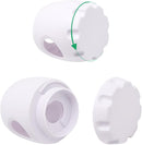 4 Pack Door Knob Safety Cover for Kids, Door Knob Cover, Screw Thread Design, Doors Knobs Child Proof Locks, Reusable and Reliable, for Toddler Baby Safety Doors Handle Covers (White) by TinyTreasures Baby Boutique