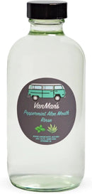 Vanman's - VanMan's Peppermint Aloe Mouth Rinse (8 Ounce) - Aloe, Fresh Mint Remineralizing Mouthwash for Gum Health, Bad Breath and Dry Mouth by CozyNest Decor