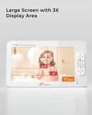 iFamily 7" Large Split Baby Monitor with 2 HD Cameras and Audio, 1080P HD Video Baby Monitor No WiFi,Hack Proof by TinyTreasures Baby Boutique
