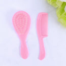 HEALLILY Kids Comb Baby Hair Brush and Comb Set for Newborn Scalp Grooming Product for Infant Toddler Kids (Pink) by TinyTreasures Baby Boutique