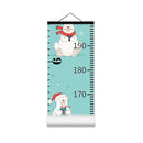 Baby Growth Chart for Wall - Height Chart for Kids Nursery Decor Wall Hanging Measurement Ruler with Black Wood Scroll Toddlers Kids Room Decor Birthday Christmas Gifts for Boys Girls 79"X7.9" (Bear) by TinyTreasures Baby Boutique