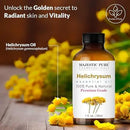 Majestic Pure Helichrysum Essential Oil with Glass Dropper - 1 Fl Oz - 100% Pure and Natural Helichrysum Oil - Premium Grade Essential Oils for Diffuser, Aromatherapy, Soap and Candle Making by CozyNest Decor
