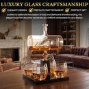 Bass Fish Wine & Whiskey Decanter Set 1100ml by The Wine Savant