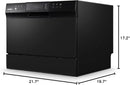 COMFEE’ Countertop Dishwasher, Energy Star Portable Dishwasher, 6 Place Settings & 8 Washing Programs, Speed, Baby-Care, ECO& Glass, Dish Washer for Dorm, RV& Apartment, Black by TinyTreasures Baby Boutique