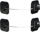 Child Safety Cabinet Locks, Fridge Lock with Combination, Closet Lock,Cabinet Lock,Child Proof Refrigerator Lock(Black 2Pcs) by TinyTreasures Baby Boutique
