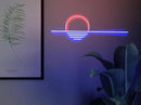 LED Decorative Lights USB Mountains Sunrise Sunset Led Neon Signs Home Decoration Wall Art Holiday Gift Brightness Adjustable 16.5''x9.5'' by CozyNest Decor