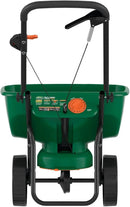 Scotts Turf Builder EdgeGuard DLX Broadcast Spreader for Seed, Fertilizer, Salt, Ice Melt, Holds up to 15,000 sq.ft. Product by GreenHaven Gardens