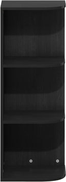 Furinno Pasir 3-Tier Corner Open Shelf Bookcase, Blackwood by TinyTreasures Baby Boutique