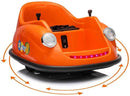 12V Bumper Car for Toddlers, Electric Toy Ride on Battery Car with Kids W/Parent Remote Control, 2-Speed, 360 Degree Spin, Music & LED Lights for Kids, Orange by TinyTreasures Baby Boutique