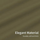 Easy-Going Blackout Curtains for Bedroom, Solid Thermal Insulated Grommet and Noise Reduction Window Drapes, Room Darkening Curtains for Living Room, 2 Panels(46x84 in, Khaki) by CozyNest Decor