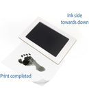Large Clean Touch Ink Pad for Baby Handprints and Footprints – Inkless Infant Hand & Foot Stamp – Safe for Babies, Doesn’t Touch Skin – Perfect Family Memory or Gift, Black Print Kit by Tiny Gifts by TinyTreasures Baby Boutique