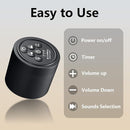 Portable Sound Machine Mini White Noise Machine with 30 Soothing Sounds for Newborn Kids Adults Rechargeable Sleep Brown Noise Machine with 4 Timers Memory Function for Travel Camping Home and Office by TinyTreasures Baby Boutique
