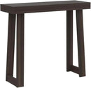 Plank+Beam Solid Wood Console Table, 36 Inch, Sofa Table, Narrow Entryway Table for Hallway, Behind The Couch, Living Room, Foyer, Easy Assembly, Walnut by CozyNest Decor