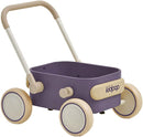 Kidpop PULA 2-in-1 Push and Pull-Along Wagon, Baby Push Walker for First Learner from 7 Month to 4 Year, One Year Birthday Gifts, Sturdy and Safe, Indoors and Outdoors (Purple) by TinyTreasures Baby Boutique