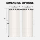 Joydeco 72 Inch Blackout Curtains for Bedroom, Thermal Insulated Black Out Curtains 2 Panels Set, Room Darkening Drapes for Living Room Window Rod Pocket Back Tab (W52 x L72 Inch, Light Beige) by TinyTreasures Baby Boutique