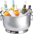Sol Living Insulated Beverage Tub Large Ice Bucket with Handles Double Wall Stainless Steel Ice Bucket and Cooler for Wine, Drinks, Bar, Party, and Gift Beverage Cooler for Indoor and Outdoor Parties by CozyNest Decor