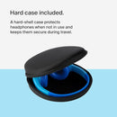 Belkin SoundForm Mini - Wireless Bluetooth Kids Headphones, 30H Battery, 85dB Safe Volume Limit, Built-in Microphone - Toddler On-Ear Earphones for iPhone, iPad - Ideal for School - Blue w/ Case by TinyTreasures Baby Boutique