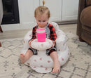 Baby Inflatable Seat for Babies 3-36 Months, Built in Air Pump, Bear Baby Support Seat Summer Toddler Chair for Sitting Up, Baby Shower Chair Floor Seater, Infant Back Support Sofa, Green by TinyTreasures Baby Boutique