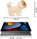 CU-MATE Plush Interactive Pomeranian Dog-Realistic Puppy Electronic Toy Dog with Walking/Barking/Wagging Tail/Talking- Robotic Pet Toy Present for Toddler Girls Boys by TinyTreasures Baby Boutique