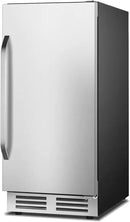 15 Inch Outdoor Beverage Refrigerator Cooler,Stainless Steel 127 Cans Beverage Fridge with French Door Under Counter Built-in or Freestanding, Perfect for Beer, Cola by CozyNest Decor