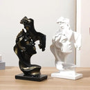 Couples Kiss Sculpture,Abstract Art Couple Sculpture Home Furnishing Resin Statue Decoration Romantic Statue Used for Home Decoration, Wedding, Gift. by CozyNest Decor