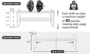 Hole Pattern Expandable Shelf Organizer,2Pack 10.2" Wide Easy to Assemble Cabinet Organizer Shelf, 16.5~27.1" Adjustable Height&Stackable Spice Organization for Cupboard, White by CozyNest Decor