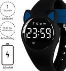 Kids Watches for Girls Boys Digital Sport Watch with Step Counter Pedometer Vibration Alarm Clock, No App Waterproof Fitness Tracker Kids Watch Boys Girls Teens Students Ages 5-16 by TinyTreasures Baby Boutique
