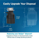 InSinkErator Badger 5XP Garbage Disposal with Power Cord, Standard Series 3/4 HP Continuous Feed Food Waste Disposer, Badger 5XP W/C by CozyNest Decor