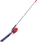 Zebco Youth 29-Inch Floating Spincast Reel and Fishing Rod Combo, Size 20 Reel, Pre-Spooled with 6-Pound Cajun Line by TinyTreasures Baby Boutique