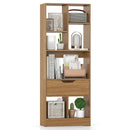 51inch Tall Freestanding Bookcase with Drawer 7-Cube Storage Organizer by LJGDeals