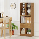 51inch Tall Freestanding Bookcase with Drawer 7-Cube Storage Organizer by LJGDeals