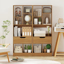 51inch Tall Freestanding Bookcase with Drawer 7-Cube Storage Organizer by LJGDeals