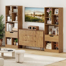 51inch Tall Freestanding Bookcase with Drawer 7-Cube Storage Organizer by LJGDeals