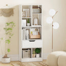 51inch Tall Freestanding Bookcase with Drawer 7-Cube Storage Organizer by LJGDeals