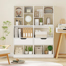 51inch Tall Freestanding Bookcase with Drawer 7-Cube Storage Organizer by LJGDeals