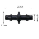 Dnyta 100pcs Barb Fittings PVC for 1/4 Inch Irrigation Tubing Drip Irrigation Barb Fittings Irrigation Tubing Connector Drip Irrigation Barbed Coupling for Plant Drip or Yard Spray Irrigation by GreenHaven Gardens