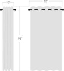 NICETOWN Bedroom Room Darkening Curtains - Triple Weave Grommet Top Thermal Insulated Solid Energy Saving Panels/Drapes for Villa/Hall, Beige, 1 Pair, 52 inches by 95 Inch by TinyTreasures Baby Boutique