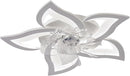 Low Profile Ceiling Fan with Lights,110v Modern Dimmable Flower Shape, Remote Control/app Control,Timing 6 Gear Speeds Fan Ceiling Lamp. by TinyTreasures Baby Boutique