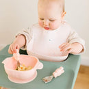 Loulou Lollipop Soft, Waterproof Silicone Feeding Bib for Babies and Toddlers by TinyTreasures Baby Boutique