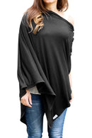 Byrd & Blume Maternity Nursing Cover Breathable Lightweight Breastfeeding Cover Wrap Shawl Scarf Poncho Full 360 (Black, One size) by TinyTreasures Baby Boutique