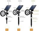 URPOWER Solar Lights Outdoor, Adjustable Solar Spot Lights Outdoor, 2-in-1 Waterproof Solar Landscape Spotlights Wall Light, Dusk-to-Dawn Solar Powered Outdoor Light for Garden, Yard (2 Pack Warm) by GreenHaven Gardens
