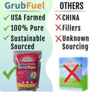 Grub Fuel Black Soldier Fly Larvae for Chickens - Nutrient Packed BSFL, Sustainably Sourced Snack for Poultry, Rich in Protein, Calcium, Fiber, Essential Fatty Acids, USA Grown (5LB) by GreenHaven Gardens