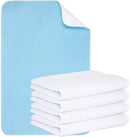 (2 Packs) Reusable Incontinence Bed Pads, washable bed pad, Heavy Absorbency (4-Layer) Waterproof Bed Pads 18"X24", nonslip & Skin-friendly, Multi-scenes tailor to Kids, Adults, Elderly & Pets by TinyTreasures Baby Boutique