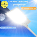 11,000W Aluminum Frame Solar Street Lights Outdoor Motion Sensor, Dusk to Dawn 200000LM with Remote Control