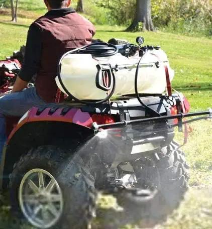 Workhorse ATV1502 15 Gallon ATV Economy Sprayer - Adjustable 2 Nozzle Boom Sprayer, 80 in. Coverage w/Handgun, 8 Ft. Wiring Harness, Battery Clips, Switch, photo 2 of 2