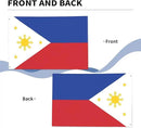 Philippines Philippinese Flag Garden Yard House 2x3 ft Flags Double Sided Print Banner Indoor Outdoor Party Home Decorations for Boat Dorm House Balcony by GreenHaven Gardens
