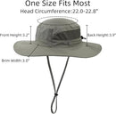 Connectyle Women's UPF 50+ Sun Hat UV Protection Wide Brim Bucket Hat Summer Beach Hats Fishing Hiking Outdoor Safari Hats by GreenHaven Gardens