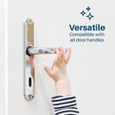 Inaya Child Proof Door Lever Lock, Baby Proofing Door Handle Lock, Minimalist Design, 3M Adhesive & No DrillingNeed, Child Safety Door Handle Locks (2 Pack) by TinyTreasures Baby Boutique
